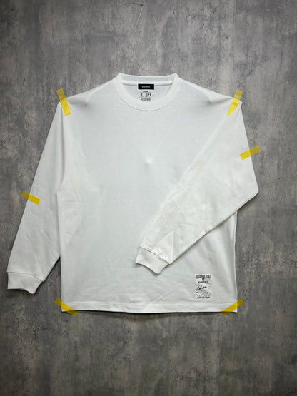 Sukima L/S TEE -White-