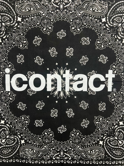 BASIC LOGO BANDANNA -Black-