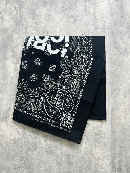BASIC LOGO BANDANNA -Black-