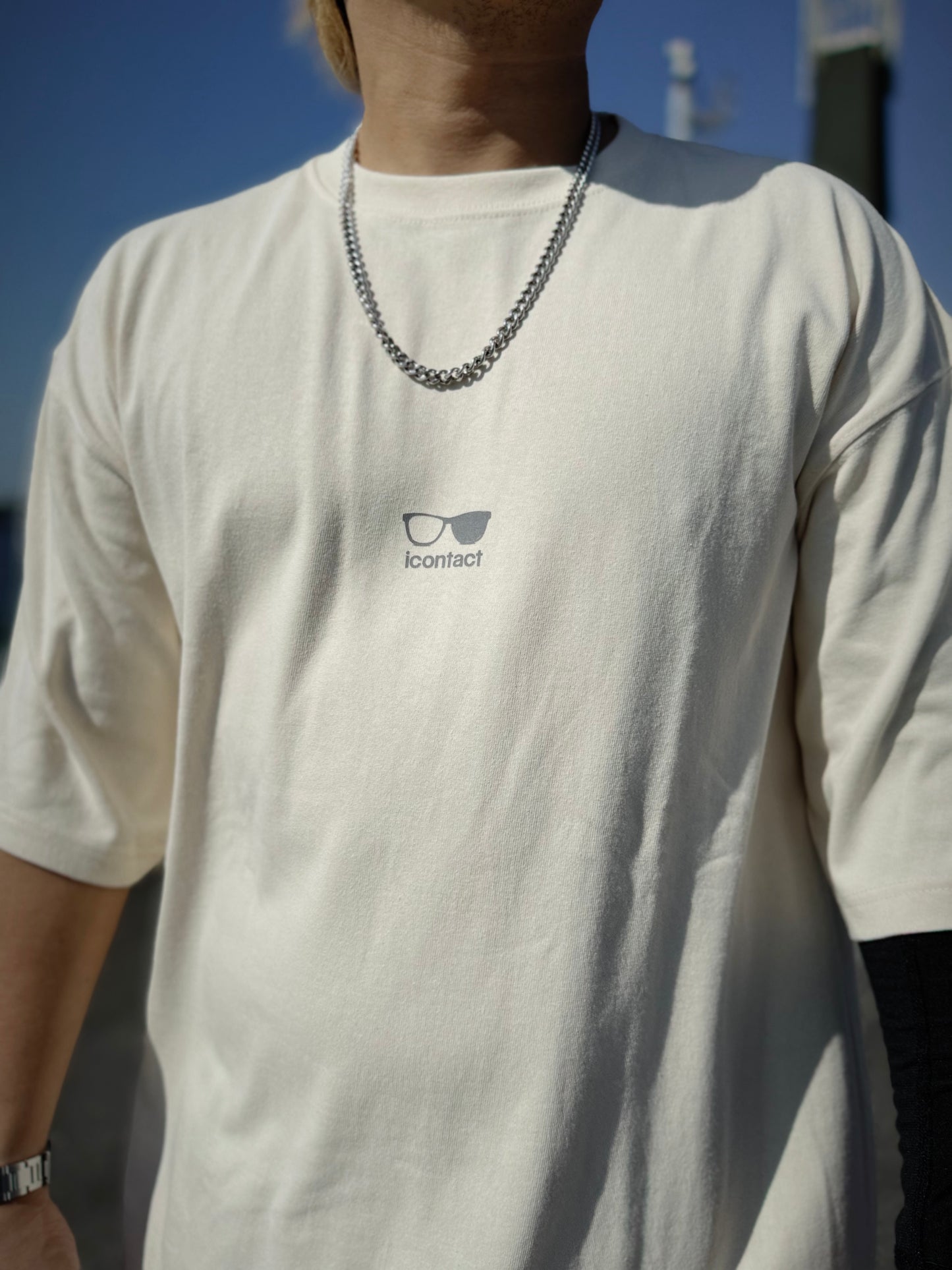 SunGlasses S/S TEE -Vintage natural-