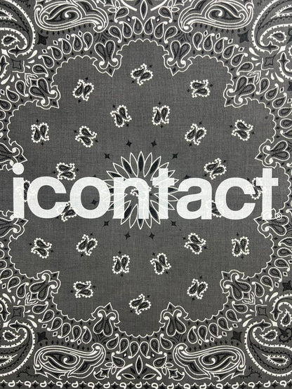 BASIC LOGO BANDANNA -Grey-