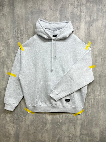 Triangle Logo WIDE HOODIE -Grey-
