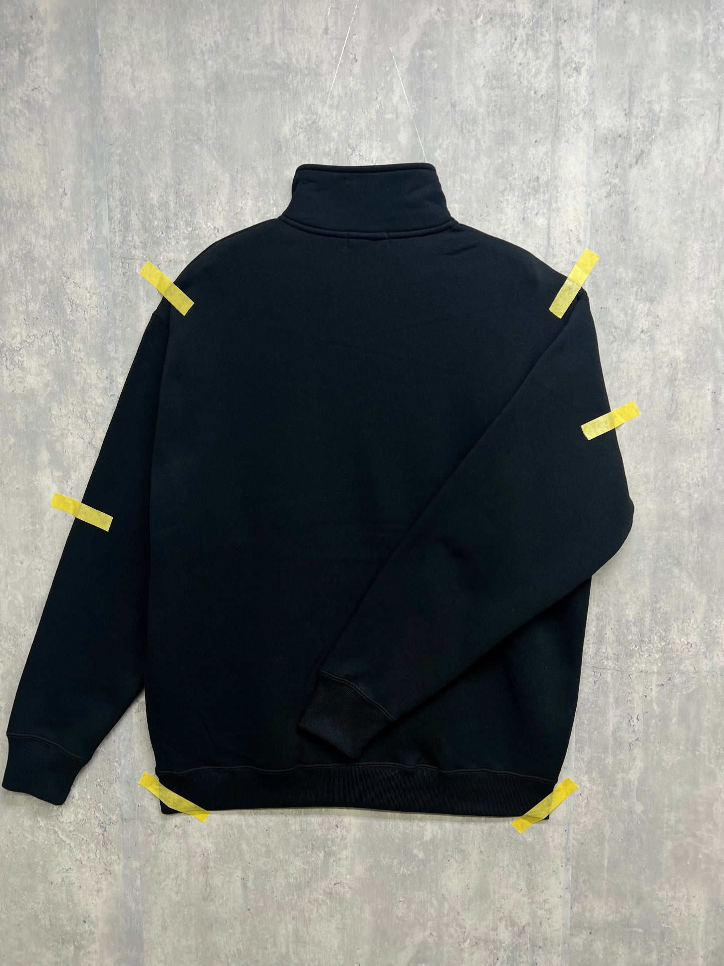 Small Box Logo HALF ZIP SWEAT (裏起毛)   -Black-