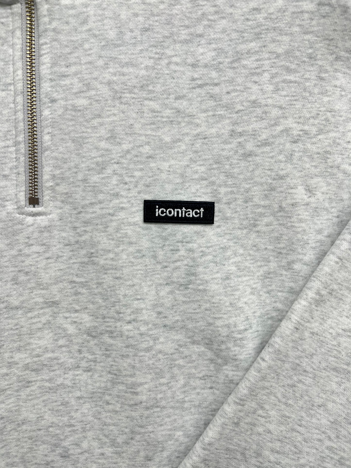 Small Box Logo HALF ZIP SWEAT (裏起毛)  -Grey-