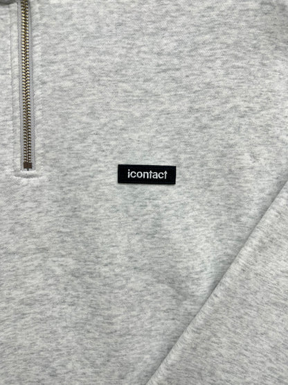 Small Box Logo HALF ZIP SWEAT (裏起毛)  -Grey-