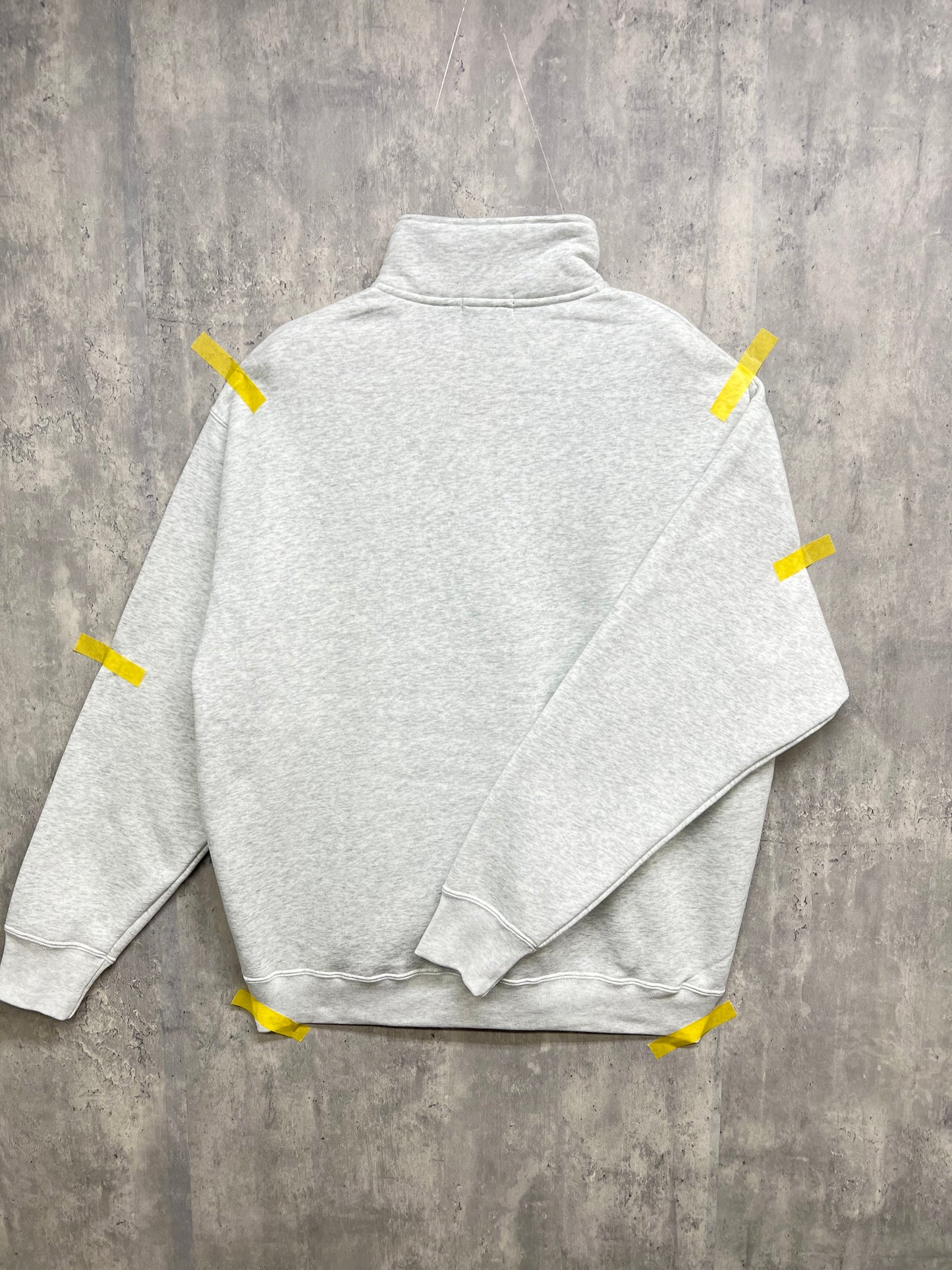 Small Box Logo HALF ZIP SWEAT (裏起毛)  -Grey-