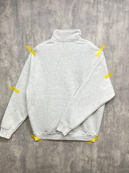 Small Box Logo HALF ZIP SWEAT (裏起毛)  -Grey-