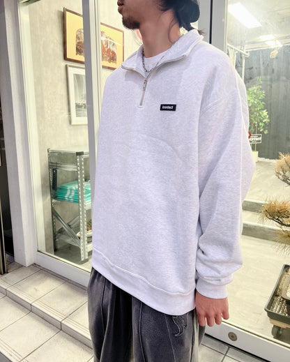 Small Box Logo HALF ZIP SWEAT (裏起毛)  -Grey-