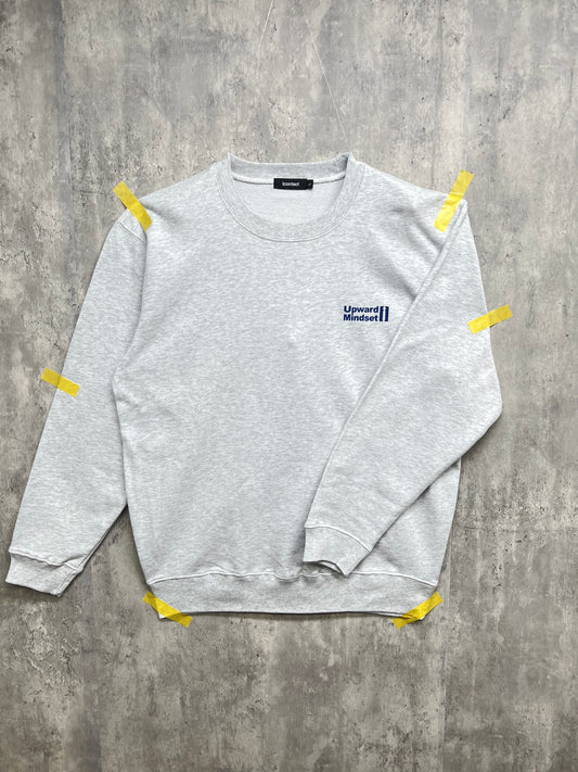 Upward maindset SWEAT SHIRT -Grey-