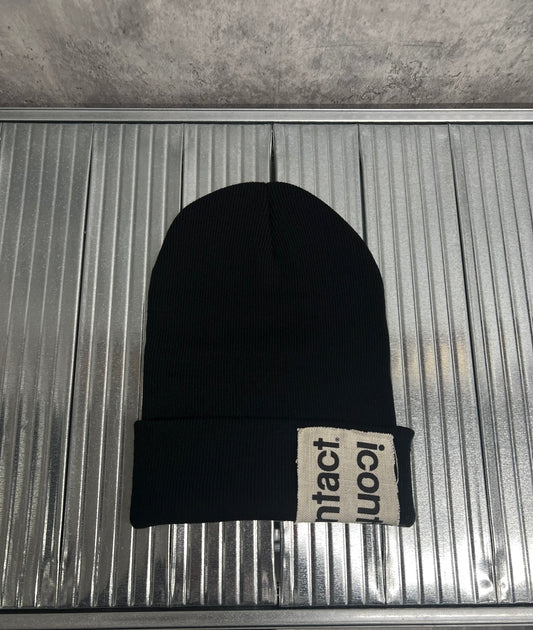 CLOTH TAG Knit Cap -Black-