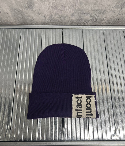 CLOTH TAG Knit Cap -Purple-