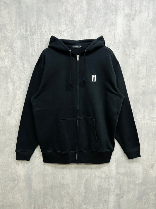 Lazor 3D Logo Zip Hoodie -Black-
