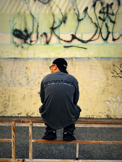 Fade Logo L/S TEE -Ink Black-