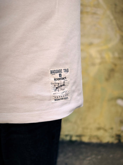 Sukima L/S TEE -White-