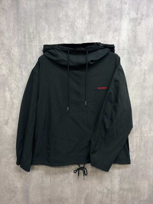 Tec Mesh Hoodie -Black-