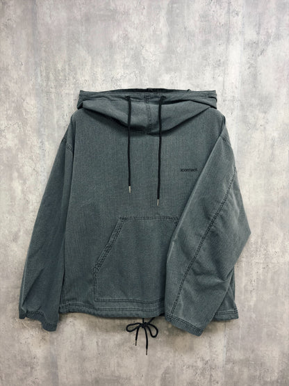Tec Mesh Hoodie -Ink Black-