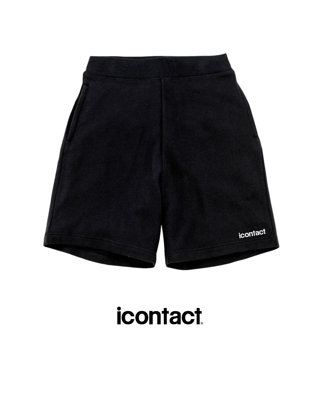 SWEAT SHORTS -Black-