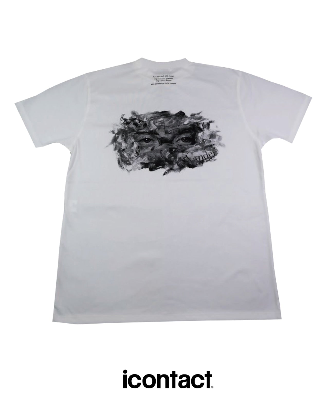 EYE PAINT T-SHIRT -White-