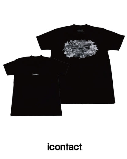 EYE PAINT T-SHIRT -Black-