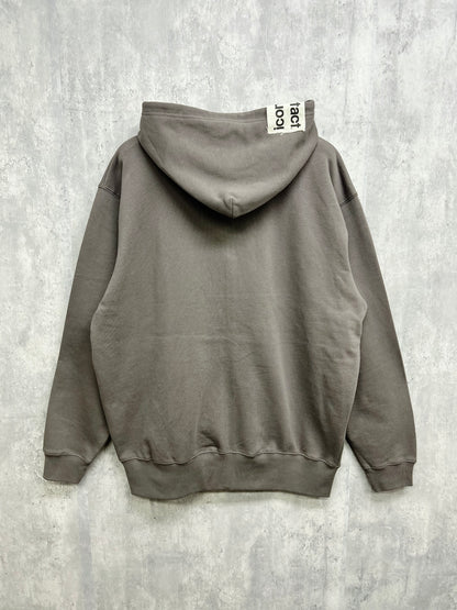 Lazor 3D Logo Zip Hoodie -Charcoal-