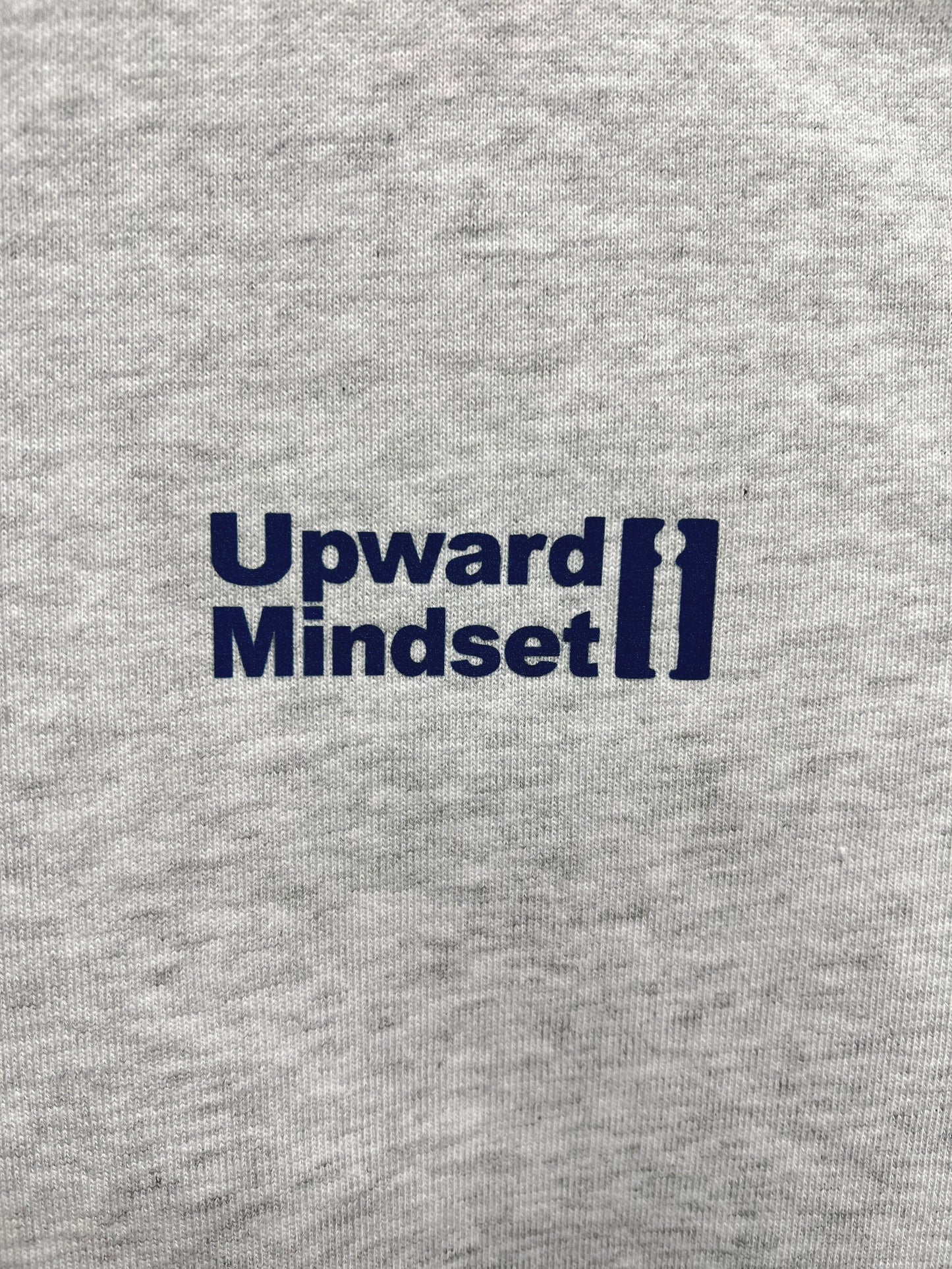 Upward maindset SWEAT SHIRT -Grey-