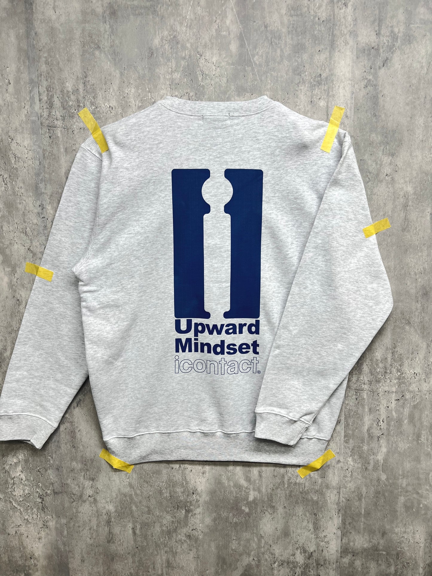Upward maindset SWEAT SHIRT -Grey-