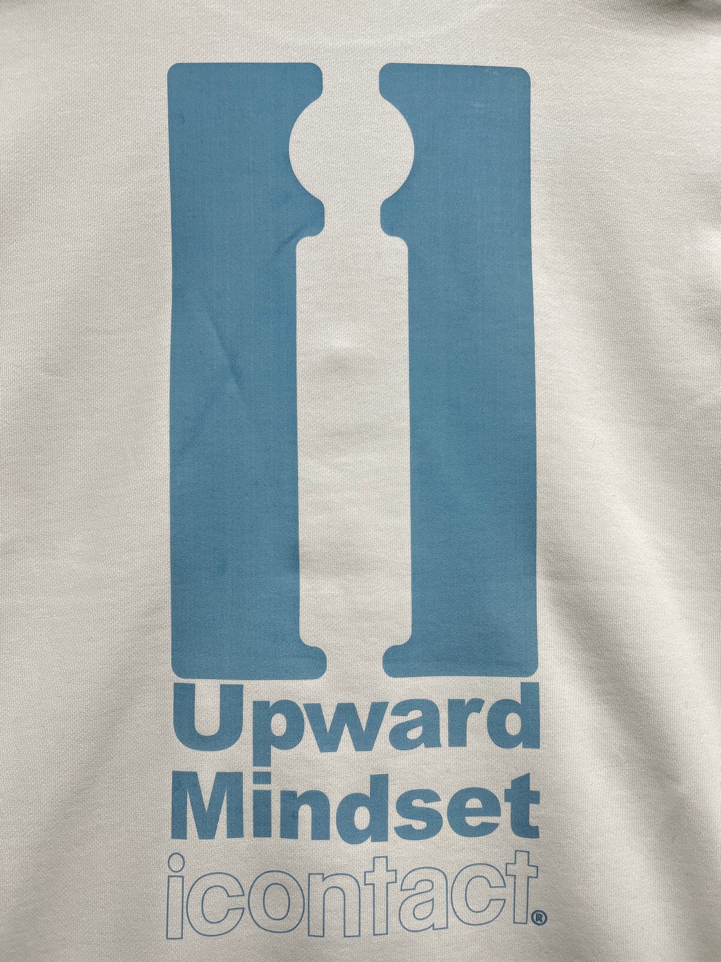 Upward maindset SWEAT SHIRT -White-
