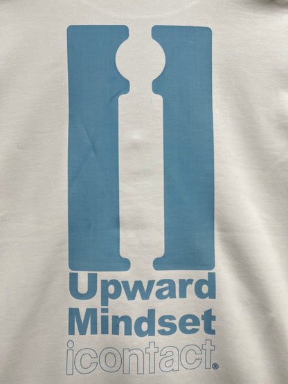 Upward maindset SWEAT SHIRT -White-