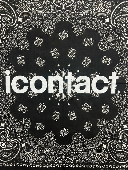 BASIC LOGO BANDANNA -Black-