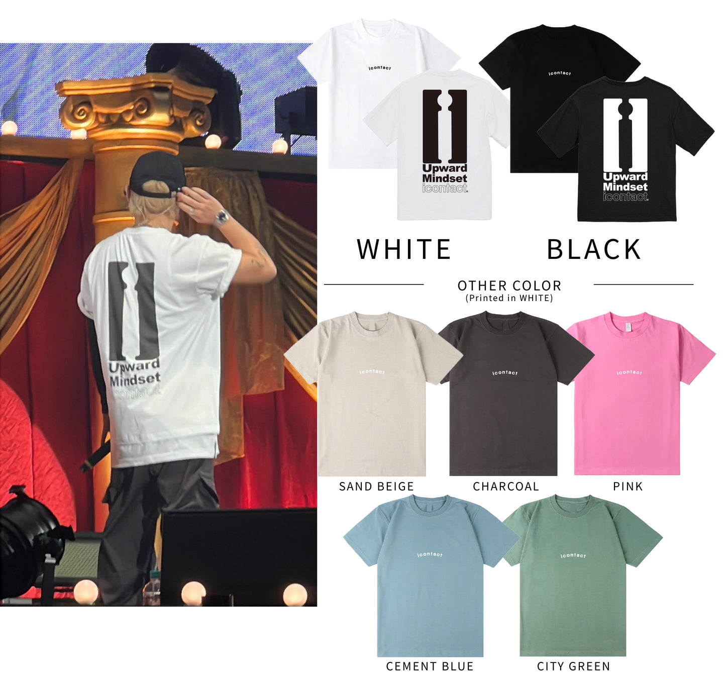 Upward maindset S/S TEE