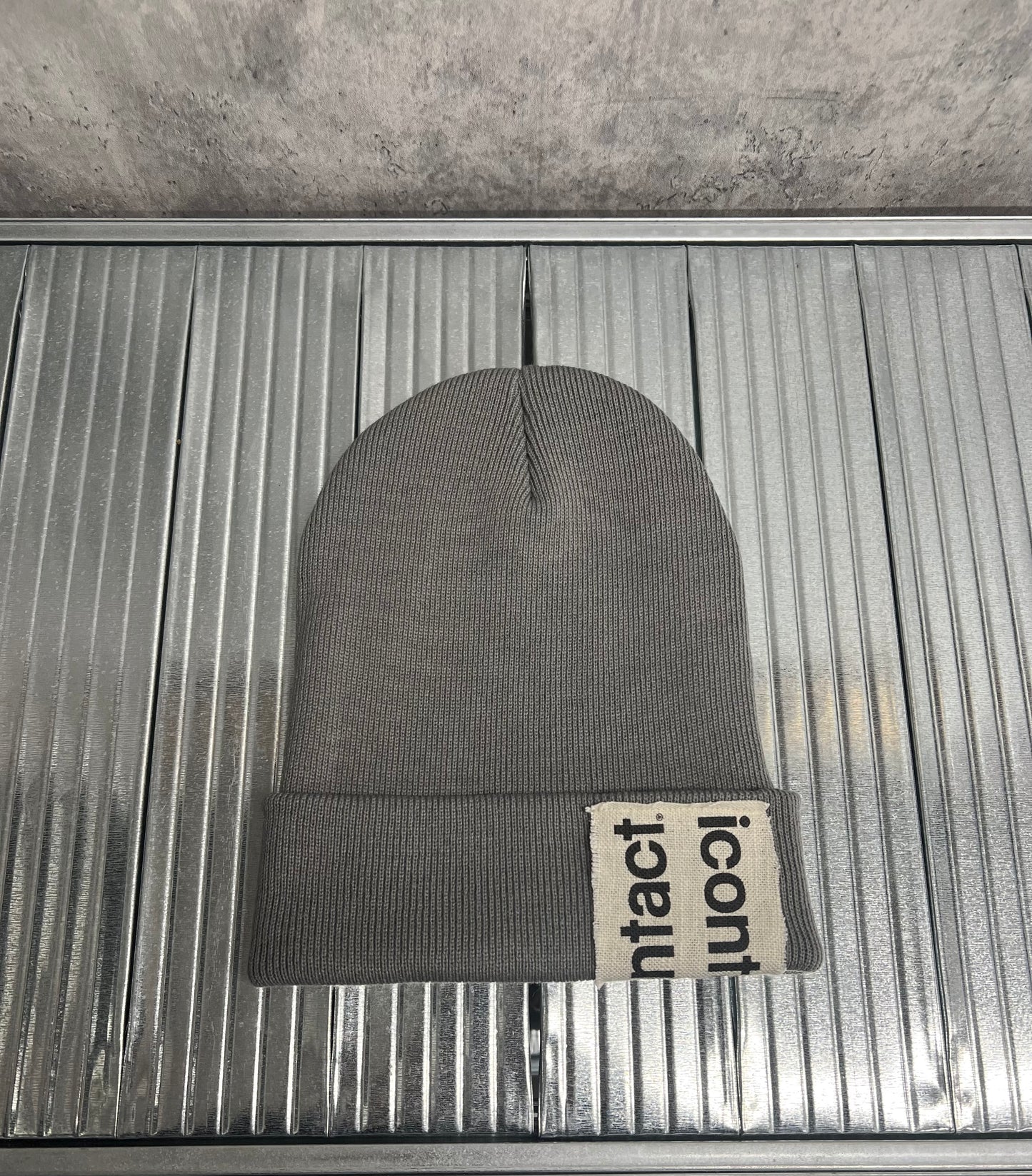 CLOTH TAG Knit Cap -Grey-