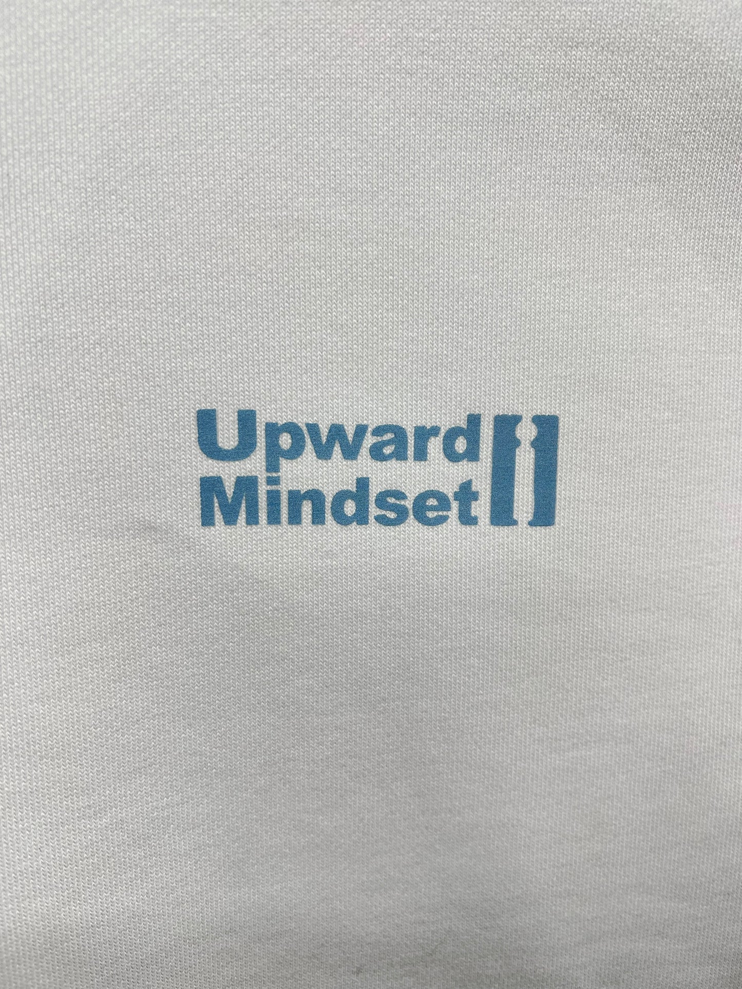 Upward maindset SWEAT SHIRT -White-