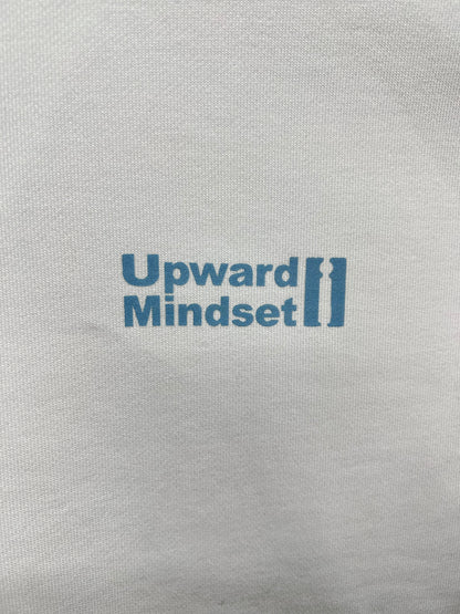 Upward maindset SWEAT SHIRT -White-
