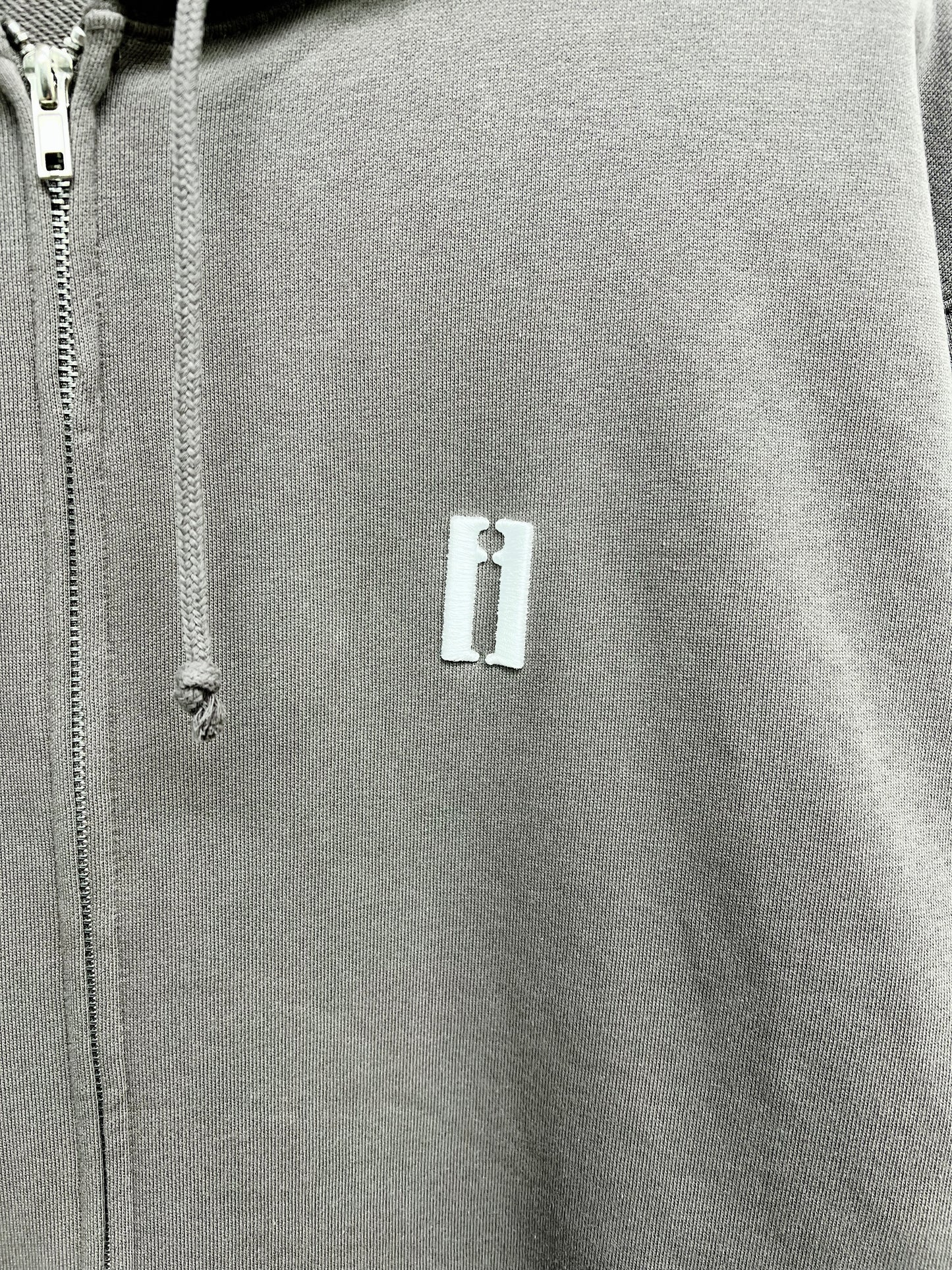 Lazor 3D Logo Zip Hoodie -Charcoal-