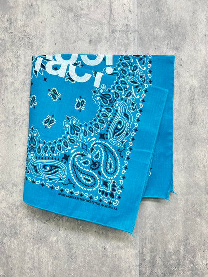 BASIC LOGO BANDANNA -Turquoise Blue-