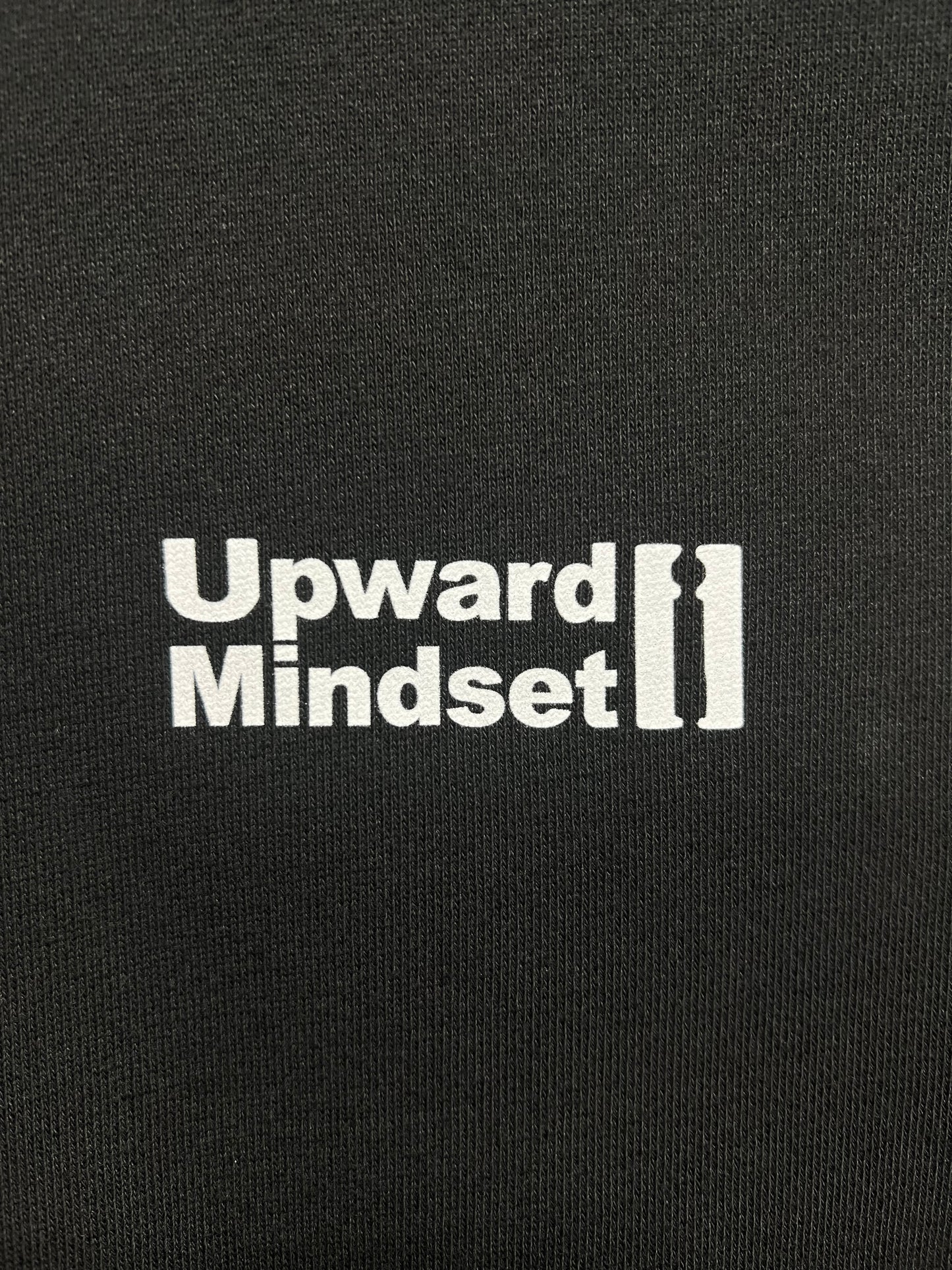 Upward maindset SWEAT SHIRT -Black-