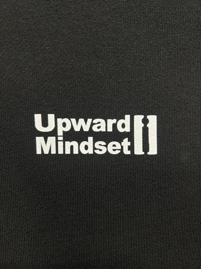 Upward maindset SWEAT SHIRT -Black-