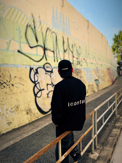 Sukima L/S TEE -Black-