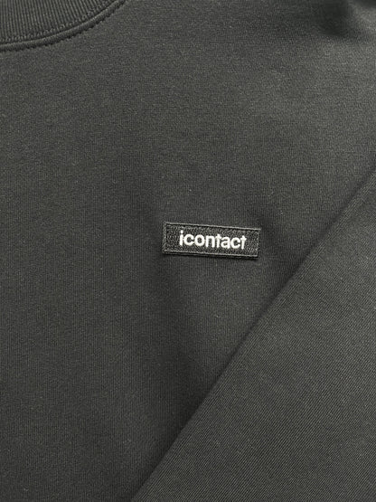 Small Box Logo  SWEAT SHIRT -Black-