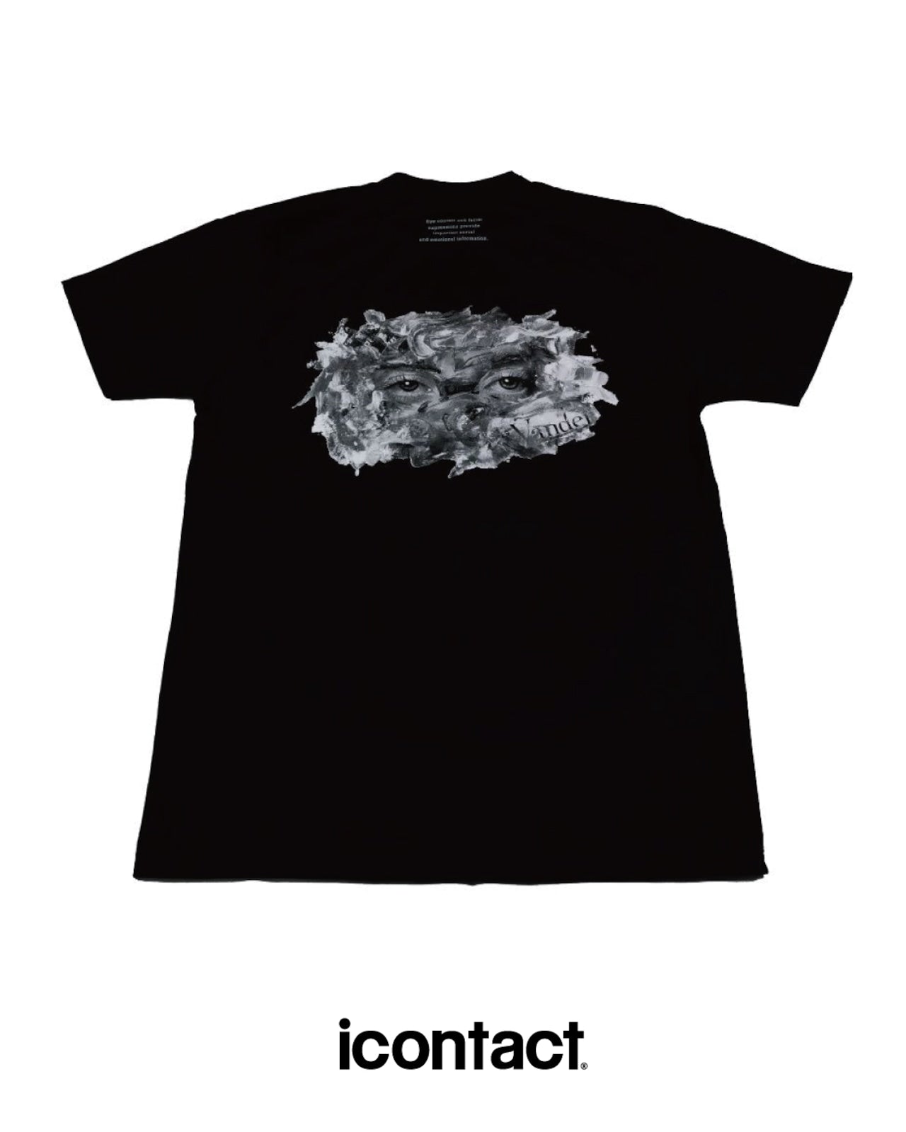 EYE PAINT T-SHIRT -Black-