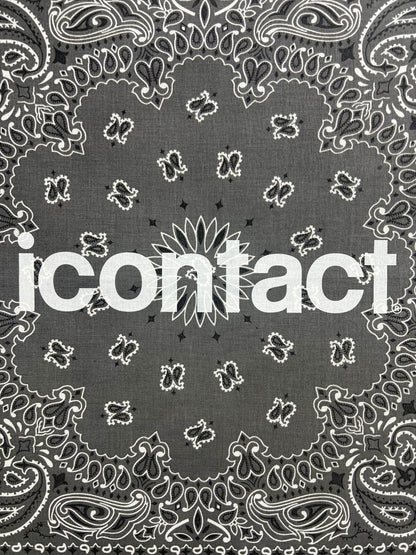 BASIC LOGO BANDANNA -Grey-