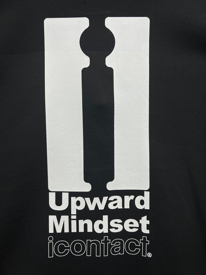Upward maindset SWEAT SHIRT -Black-