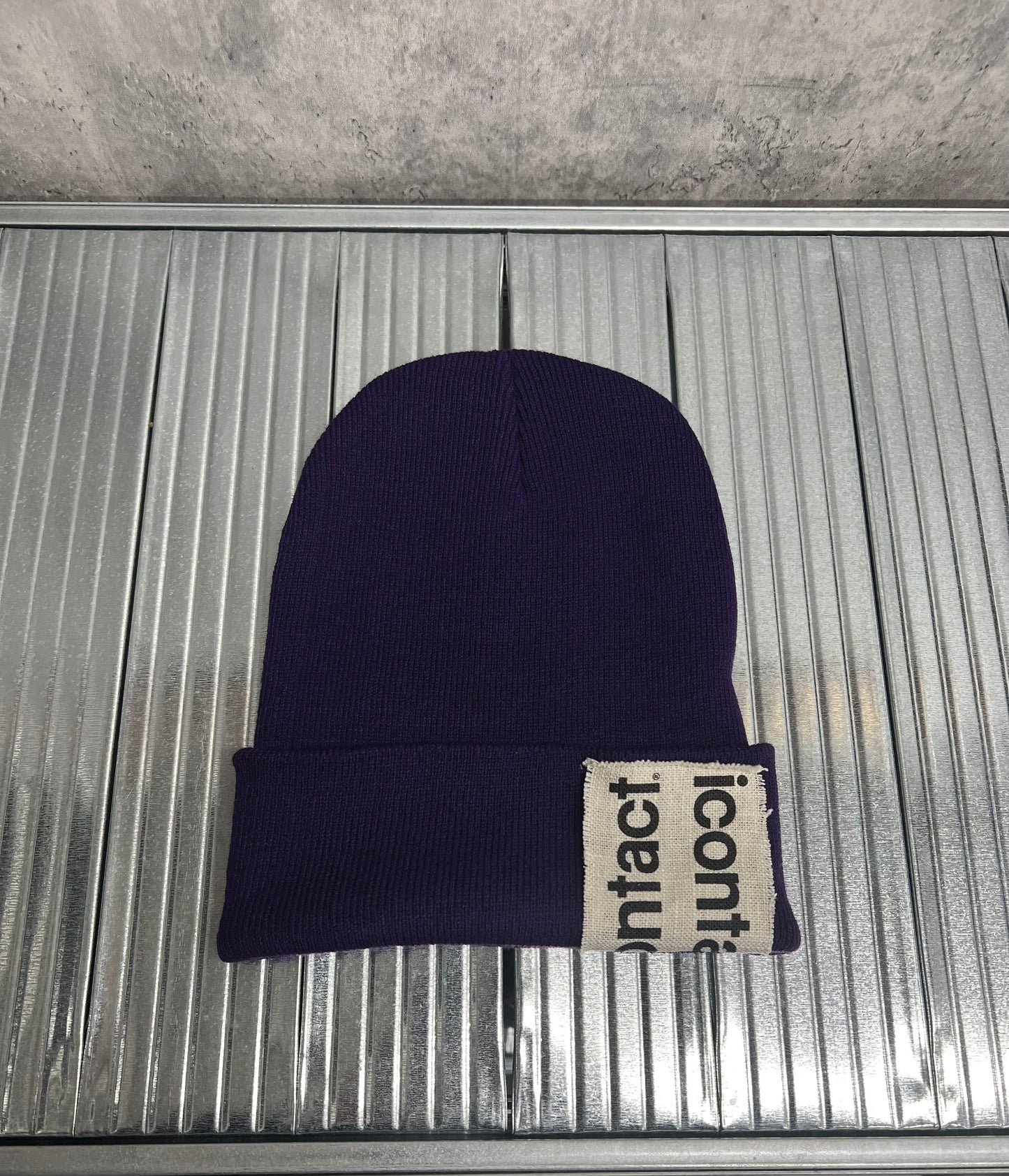 CLOTH TAG Knit Cap -Purple-